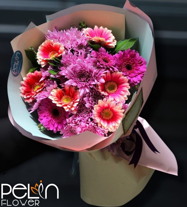 Gerbera Buket  ( Gerbera Renk Mevsime Göre Değişir )