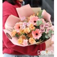 Rhapsody Deluxe Pastel Çiçekler Buketi