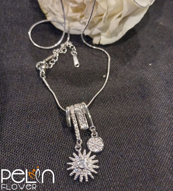 Stainless Steel Gümüş Renk Kolye
