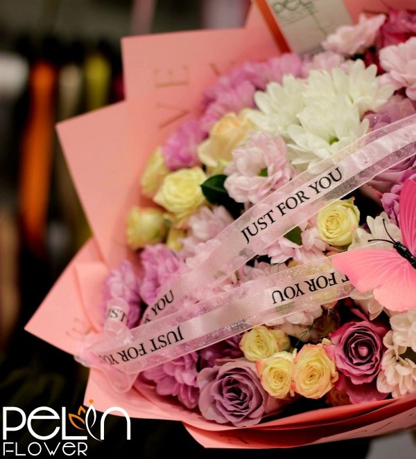 İthal Bonnie Pink Buket